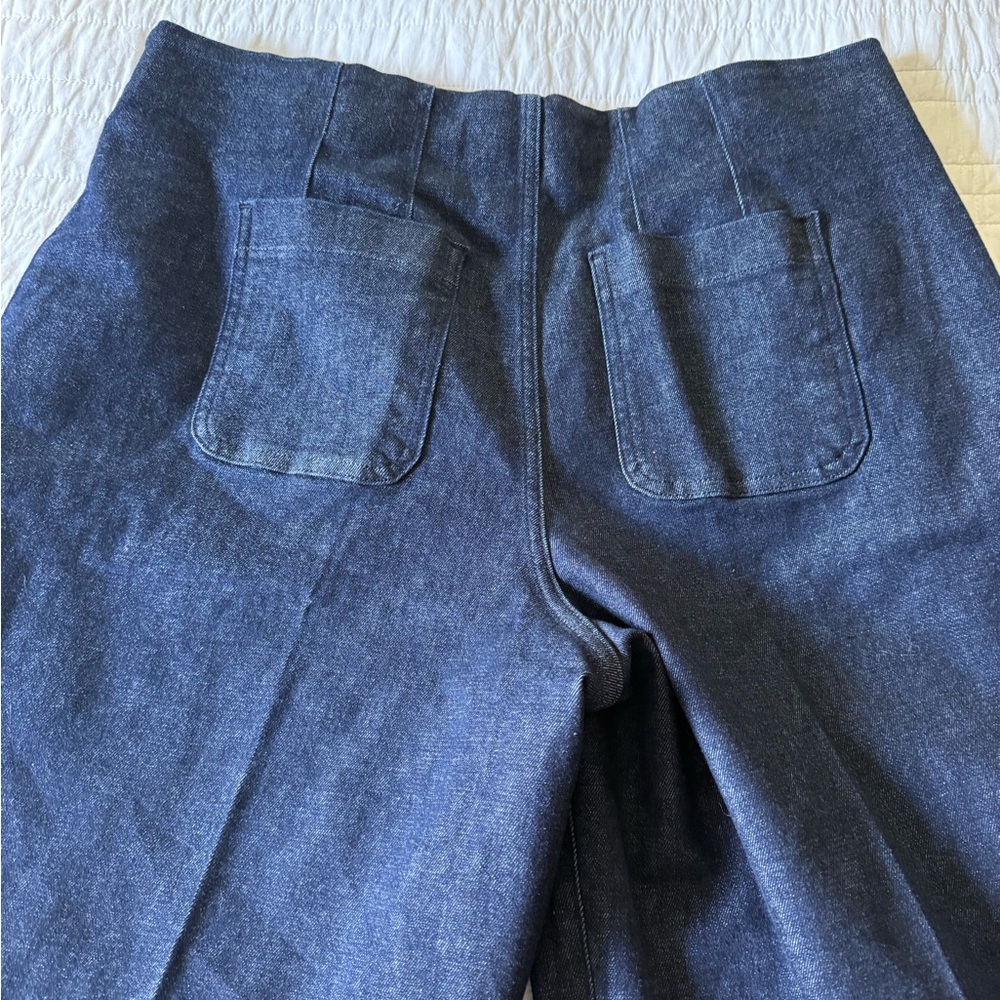BNWOT Spanx Wide-Leg Denim Pants - Picture 3 of 5